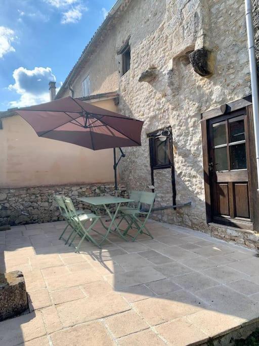 Maison Medievale Climatisee Avec Jardin Monpazier Exterior foto